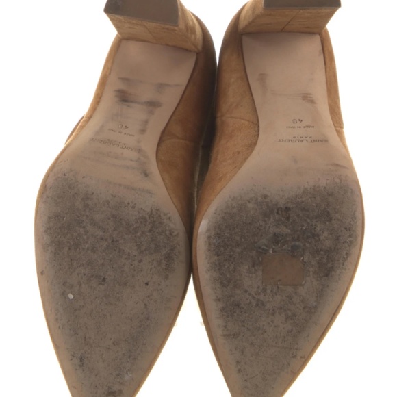 Saint Laurent Over the Knee Suede Boots - Picture 2 of 5